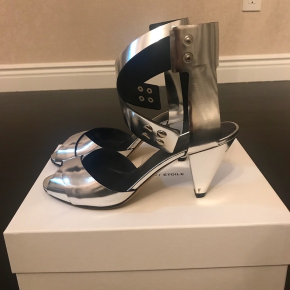 Isabel Marant silver shoes size FR 41 - Picture 4 of 7